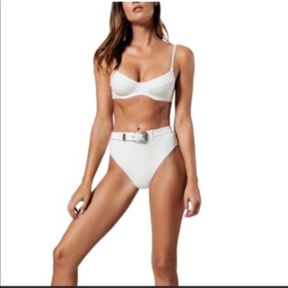 Onia White Western Bikini
